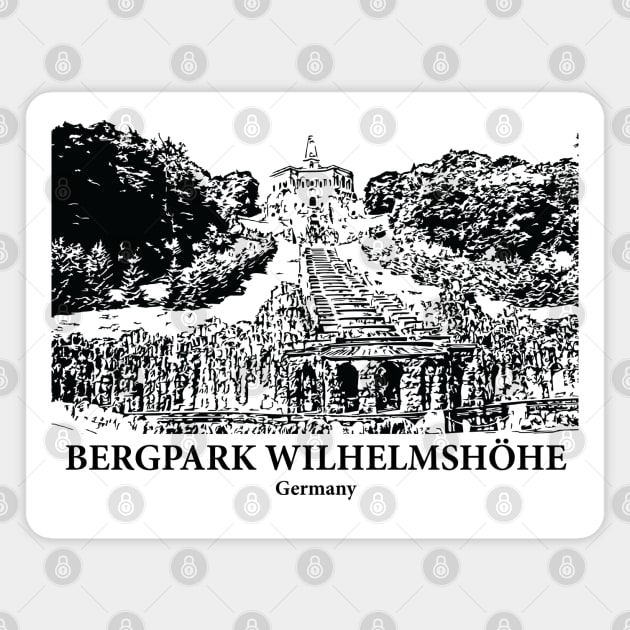 Bergpark Wilhelmshöhe - Germany Magnet by Lakeric
